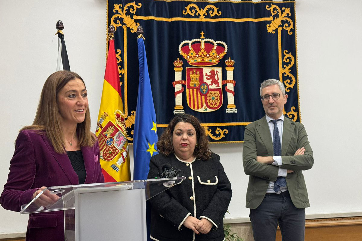 Virginia Barcones durante su discurso